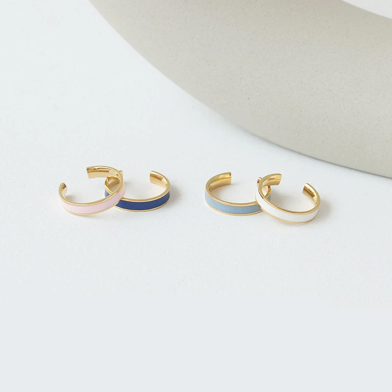 European and American oil color ring