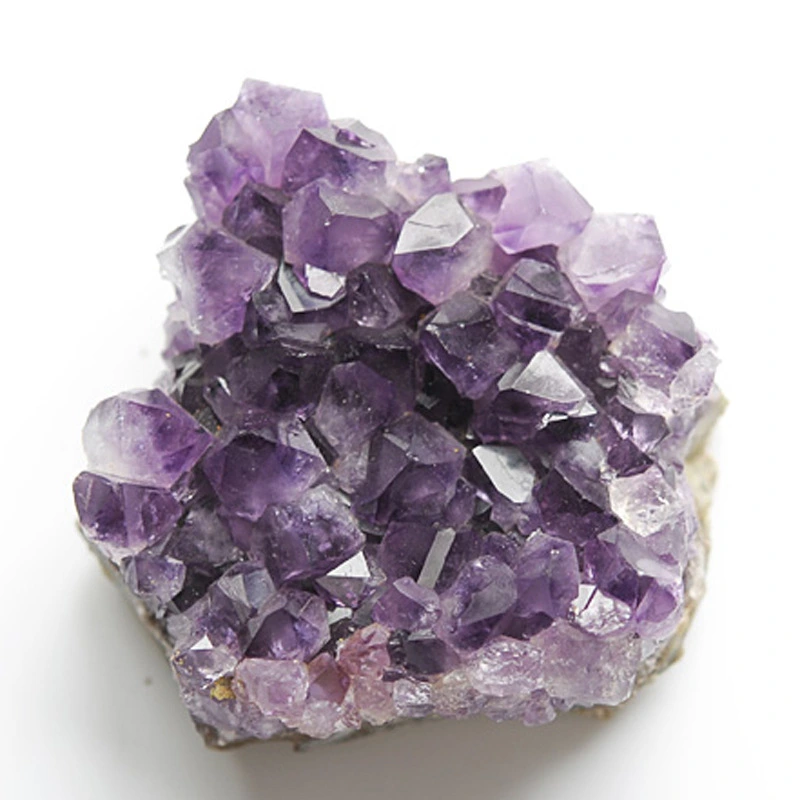 Natural amethyst block decoration