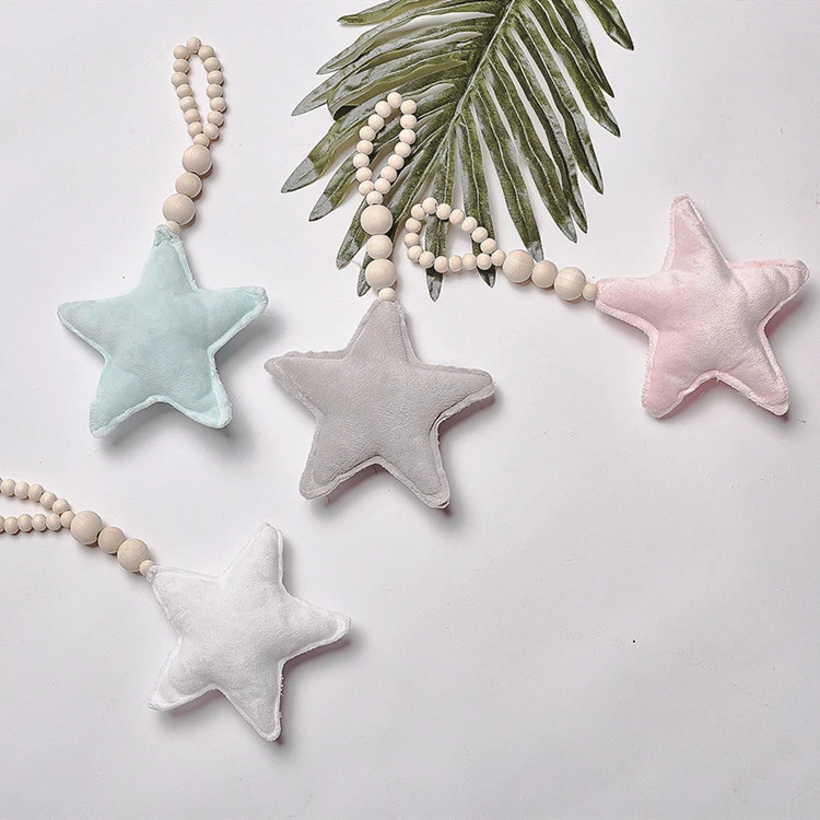 Wooden stars love wall hanging