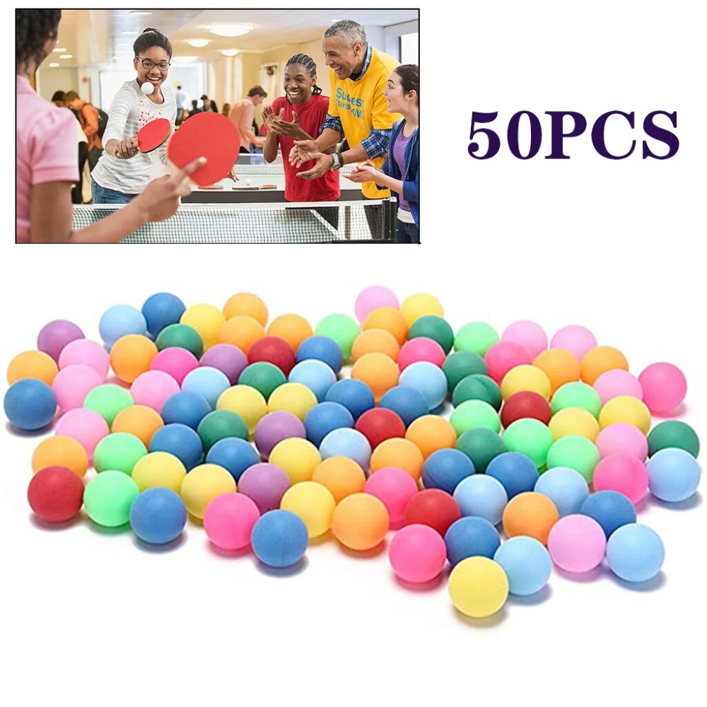 Colored Pong Balls 40mm Entertainment Table Tennis Balls 3 Star Abs Plastic Ping Pong Balls Training Balls d1