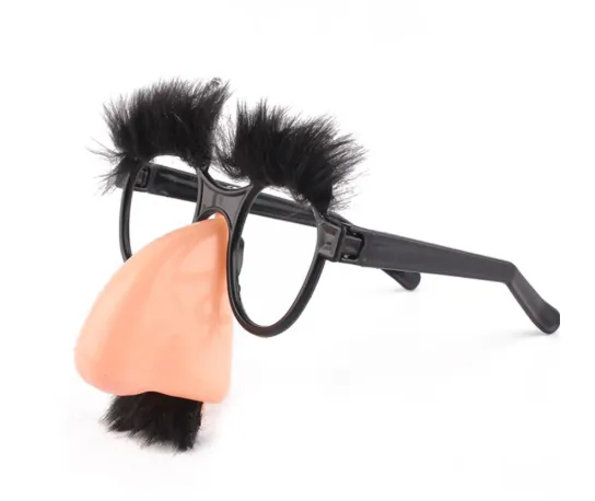 Halloween spoof glasses hairy sexy ball glasses single party spoof funny glasses