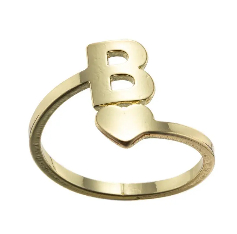European And American Simple Stainless Steel Girl Love Retro Jewelry