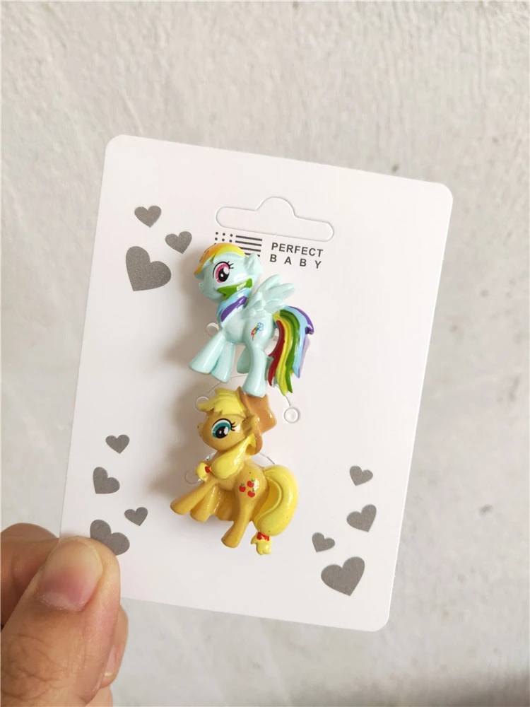 Children's Ring Holiday Gift Cute Pony Ring Adjustable Size One Pair