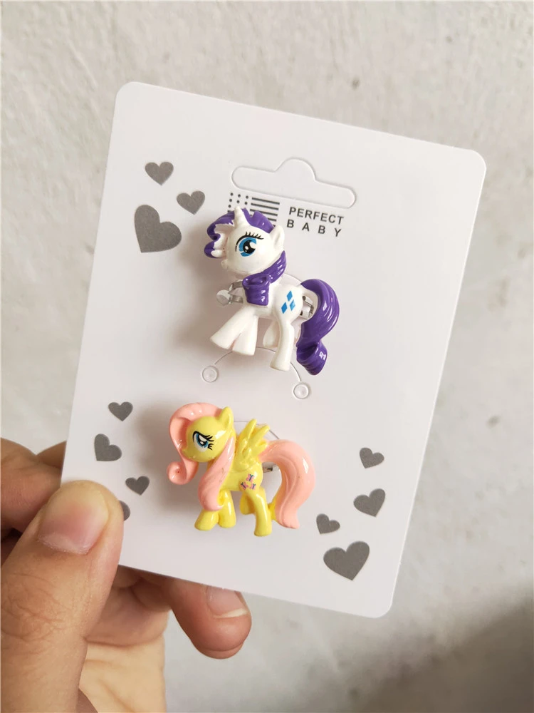 Children's Ring Holiday Gift Cute Pony Ring Adjustable Size One Pair