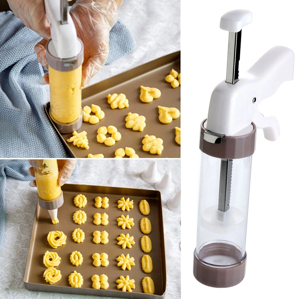 Cookie Press Kit Cookie Press Making Gun Biscuits Cake Mold Cookie Press Maker Machine