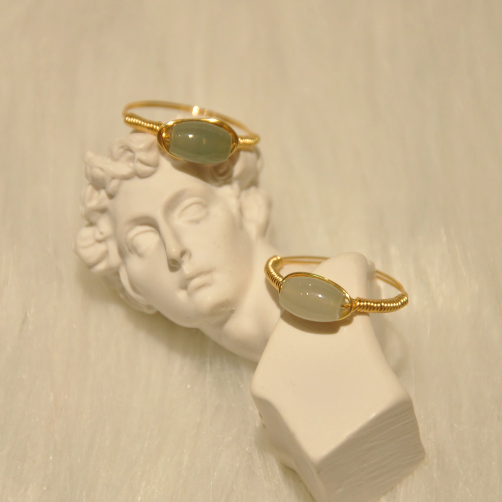 Natural jade ring