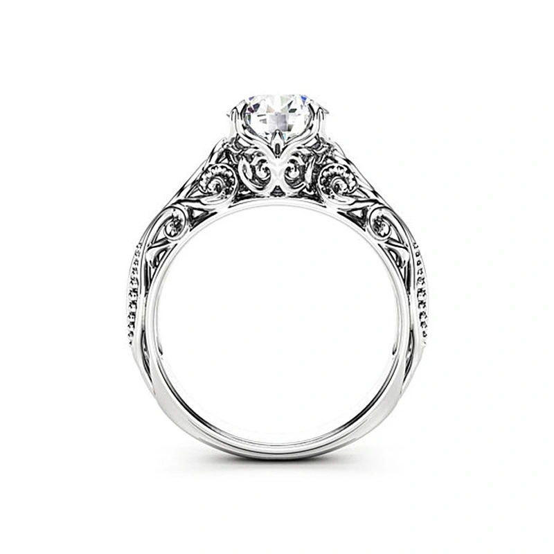 Zircon jewelry ladies wedding ring