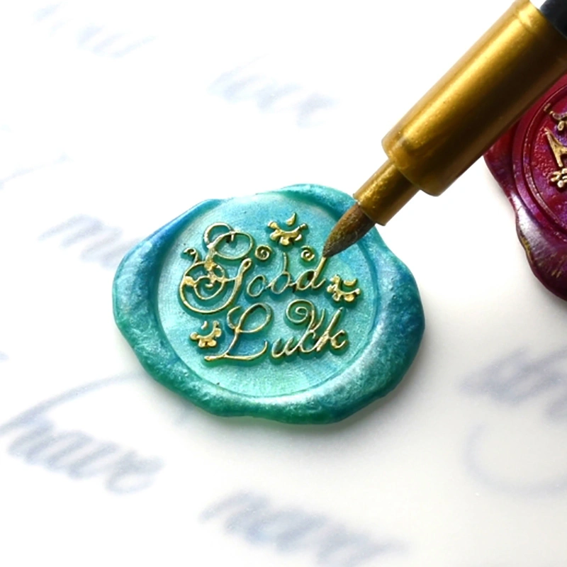 Golden silver paint pen