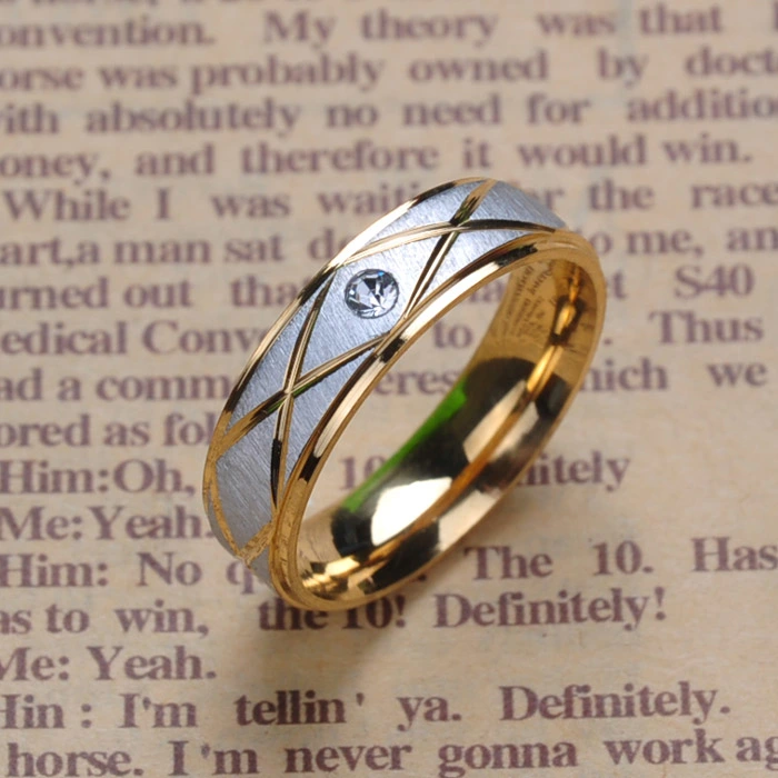 Personalized pattern men's ring