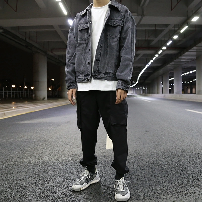 Grey denim jacket