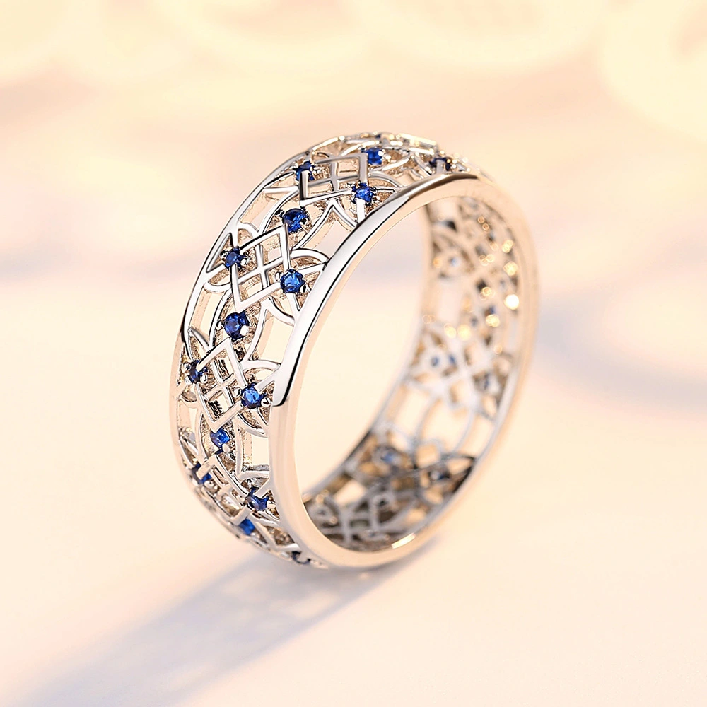 European and American zircon ring