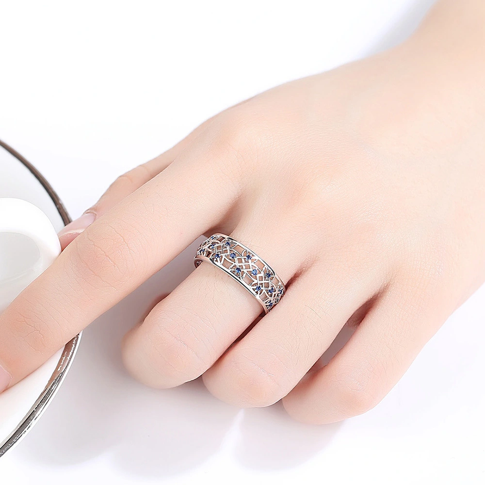 European and American zircon ring