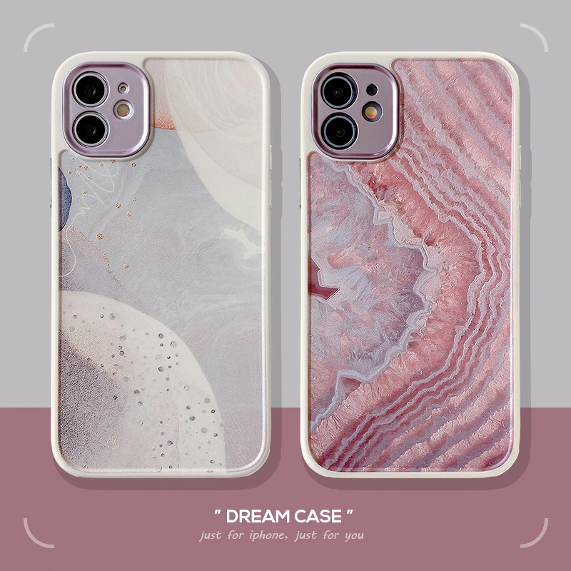 Camera Protection Phone Case Marble Soft TPU For iPhone 12 11 X 7 8