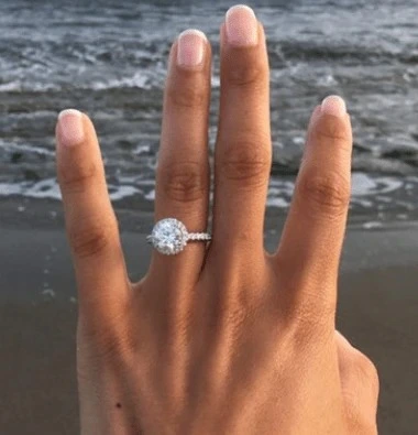Octopus zircon ring