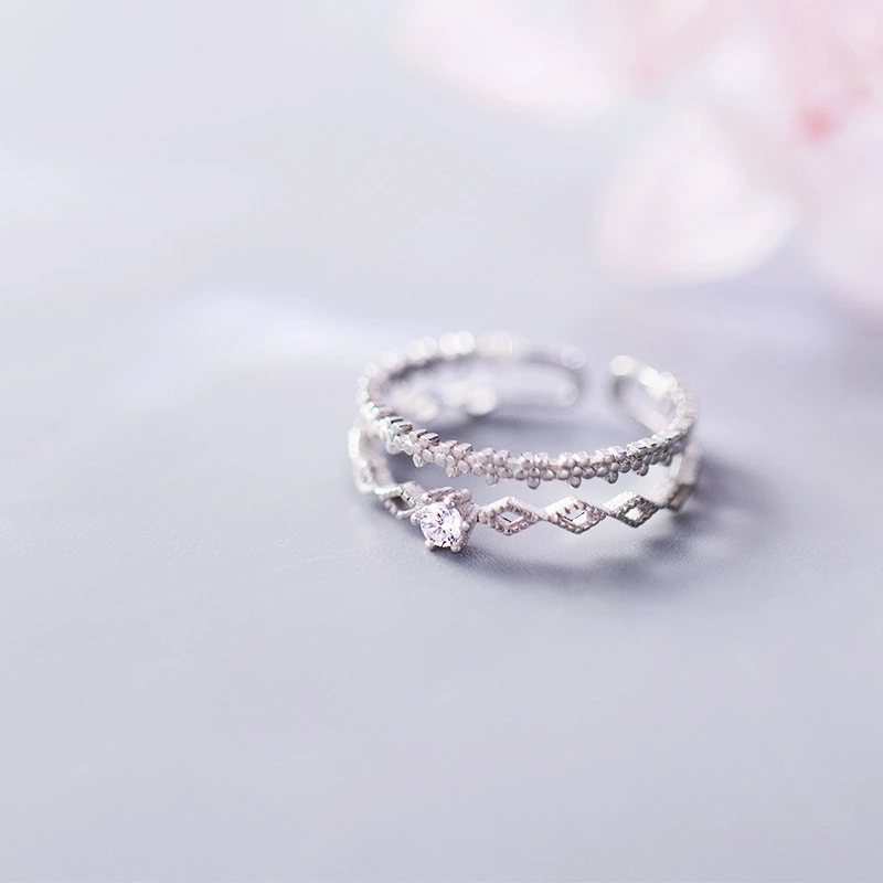 Double diamond single ring
