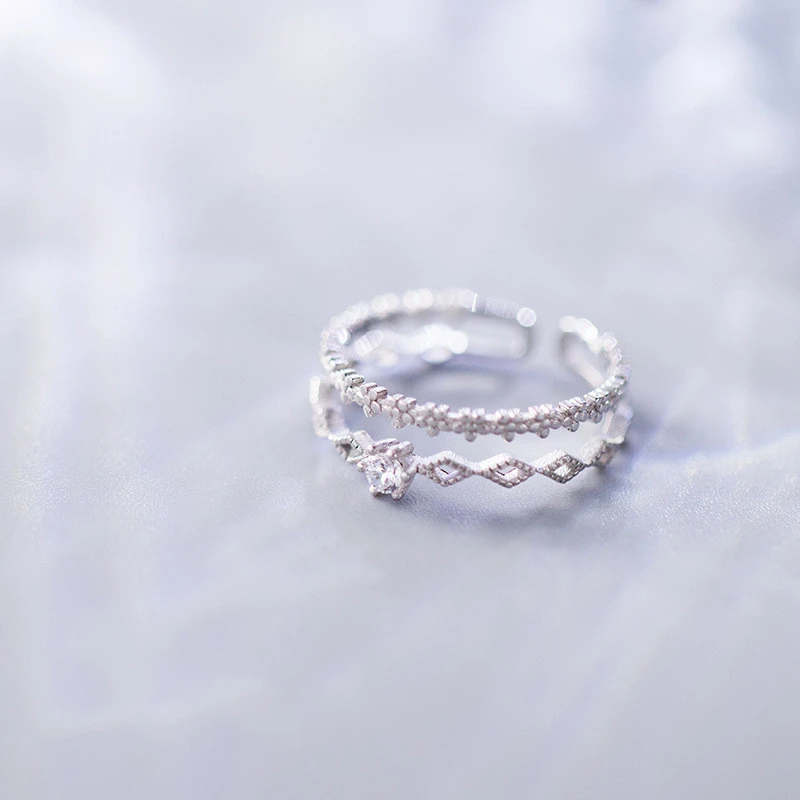Double diamond single ring