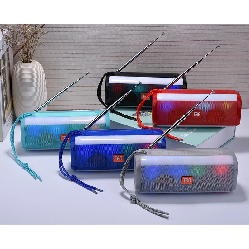 Wireless subwoofer radio with colorful lights