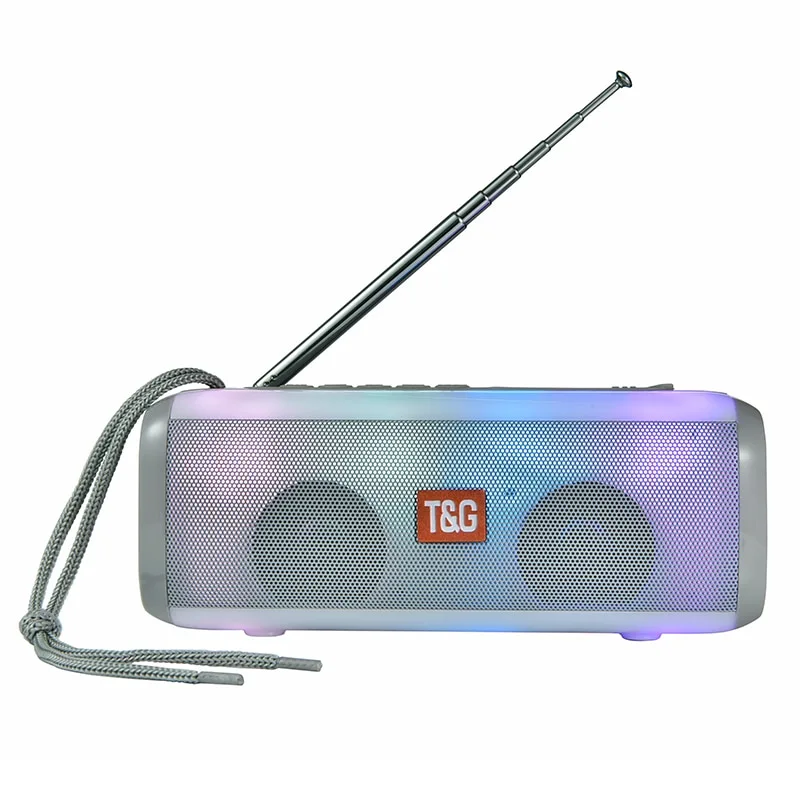 Wireless subwoofer radio with colorful lights