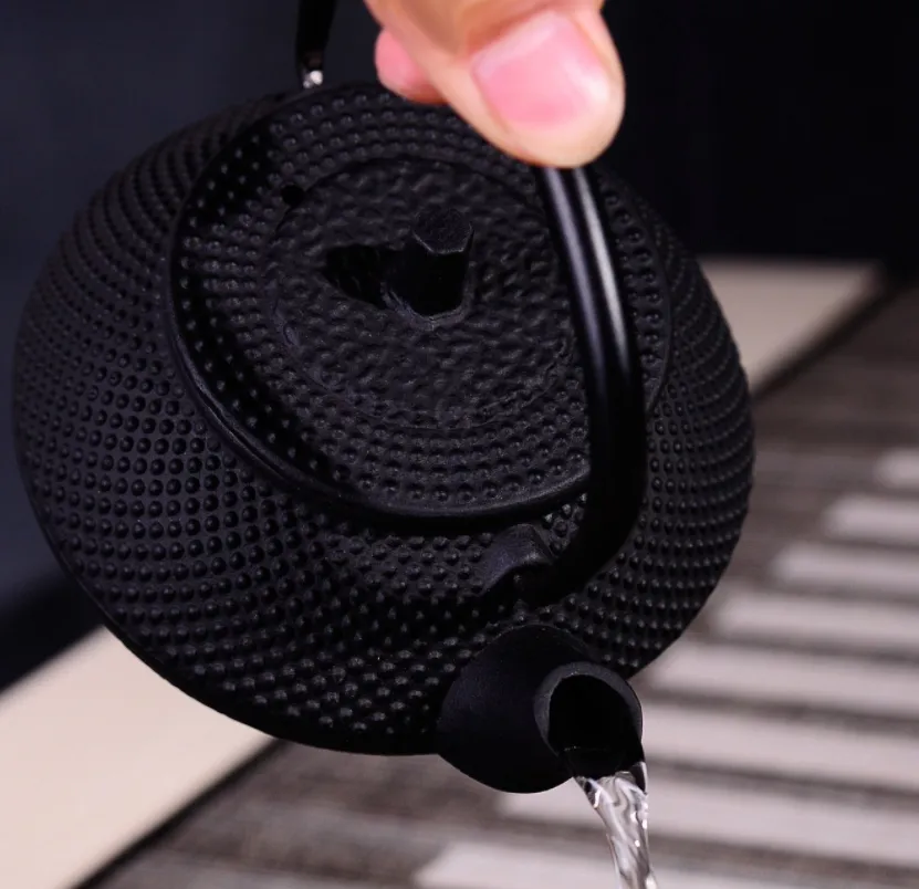 Tea Pet Ornaments Mini Cast Iron Pot Kung Fu Tea Set