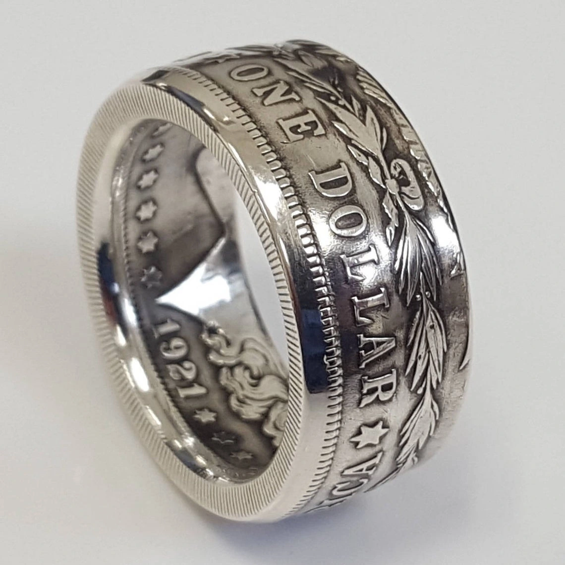 Numerical letter alloy ring