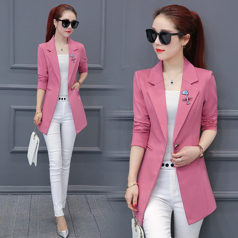 New mid-length casual small blazer