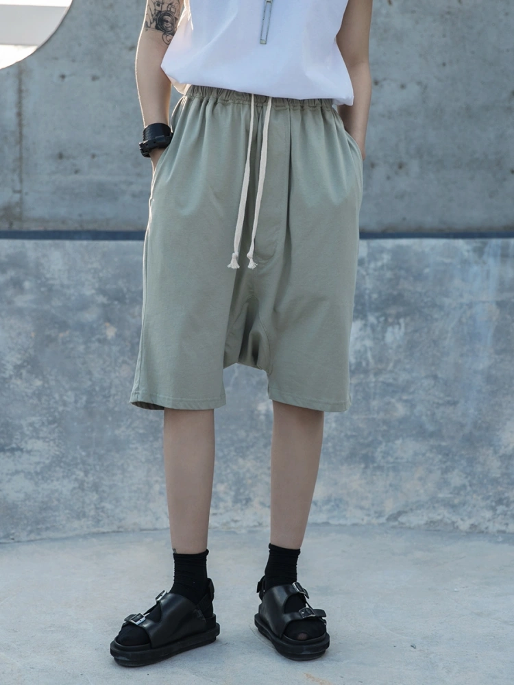 RO style harem pants with hanging crotch