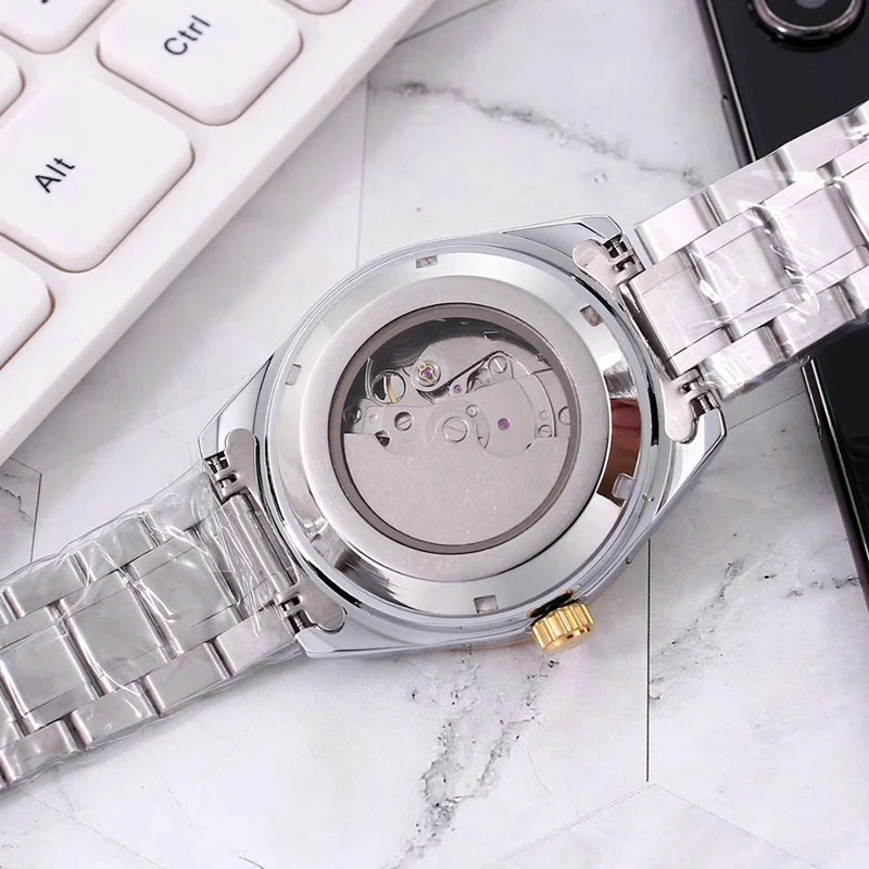 Men's Steel Band Mechanical Watch