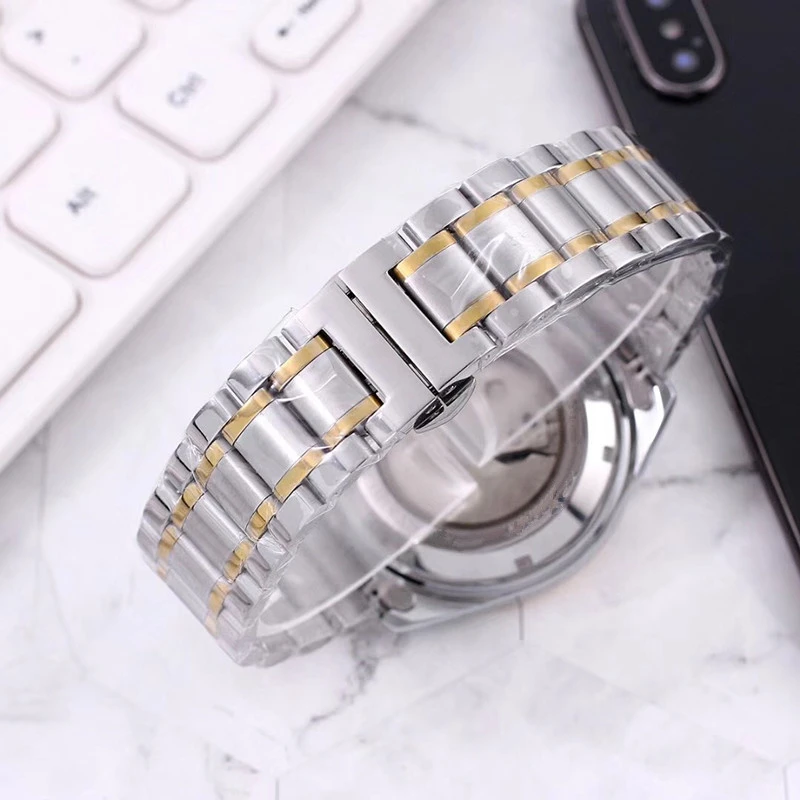 Men's Steel Band Mechanical Watch
