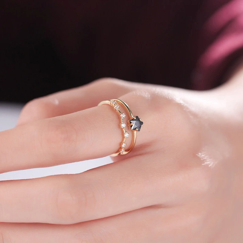 Star double-layer live ring