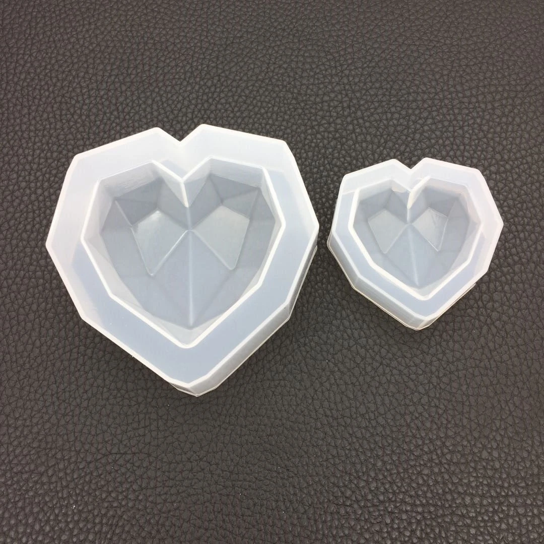 Crystal Epoxy Geometric Love Mould