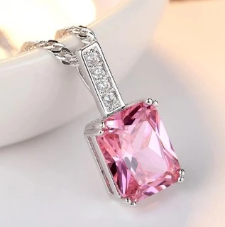 Pink Princess Zirconia Necklace