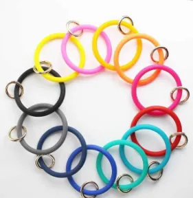 Silicone Bracelet Keychain