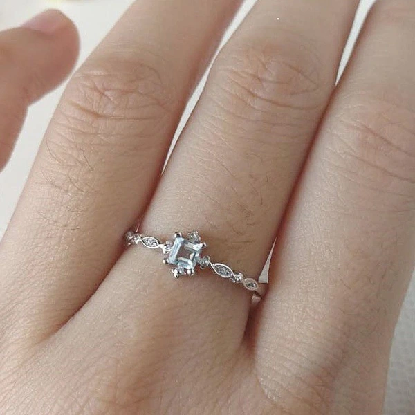 14k Gold Plated Snowflake Diamond Ring