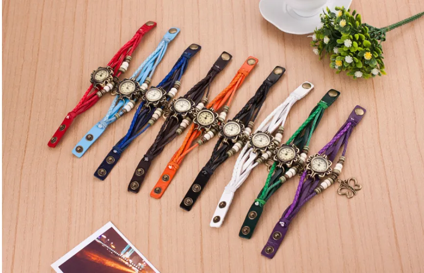 New bracelet bracelet hollow butterfly female style punk fashion punk fashion female student Watch