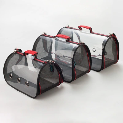 Transparent pet portable Messenger bag