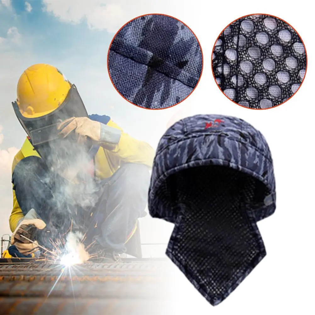 Flame proof splash labor protection welder cap