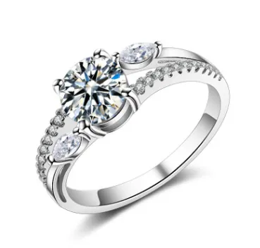 Wish jewelry Europe and the United States ring female models diamond-studded horse eye diamond-encrusted accessories cross-border special supply source jewelry batch