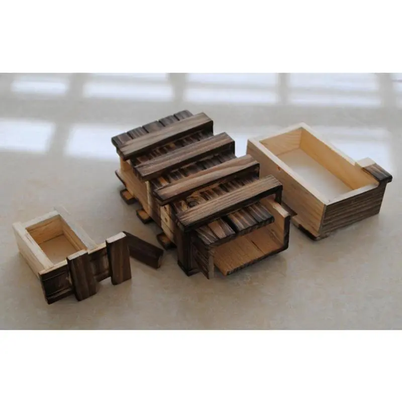 Wooden man made educational toy