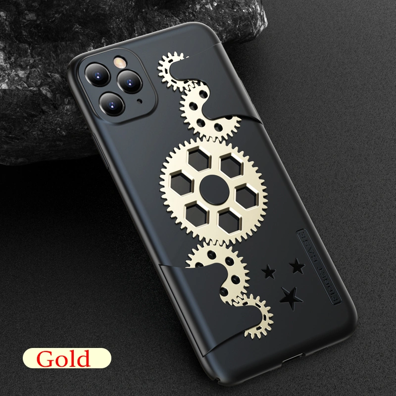 Machinist rotating gear phone case