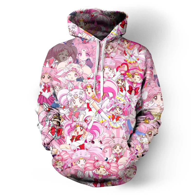 Men's sportswear printed Pullover long sleeve sweater