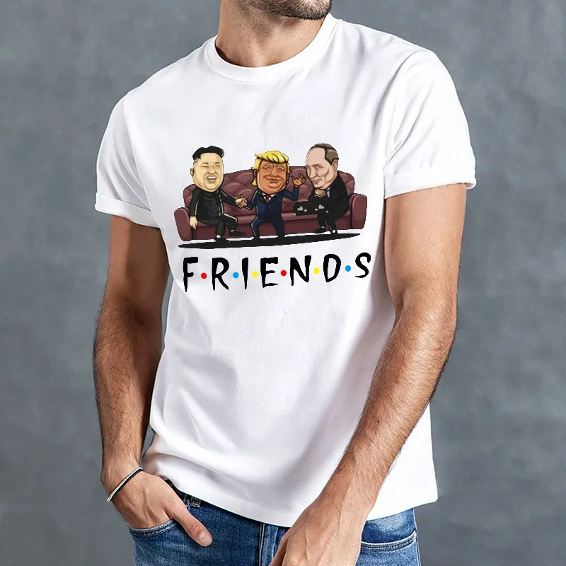 Men's summer casual print short sleeve