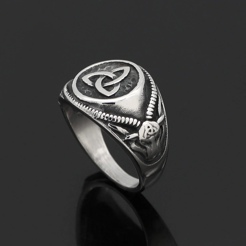 Stainless steel titanium steel ring