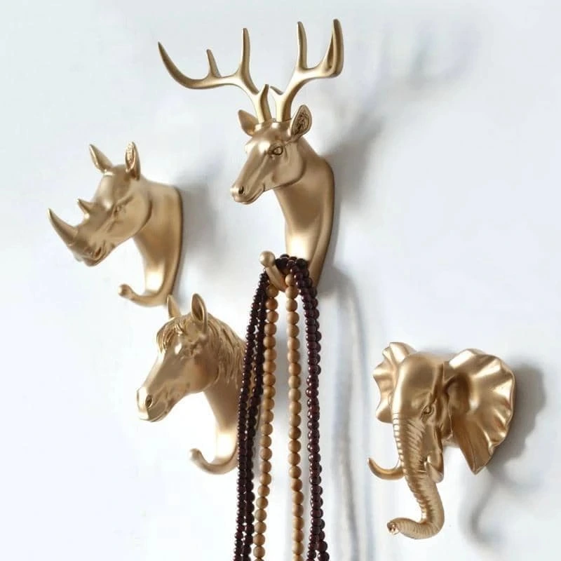 Creative animal head wall hanging