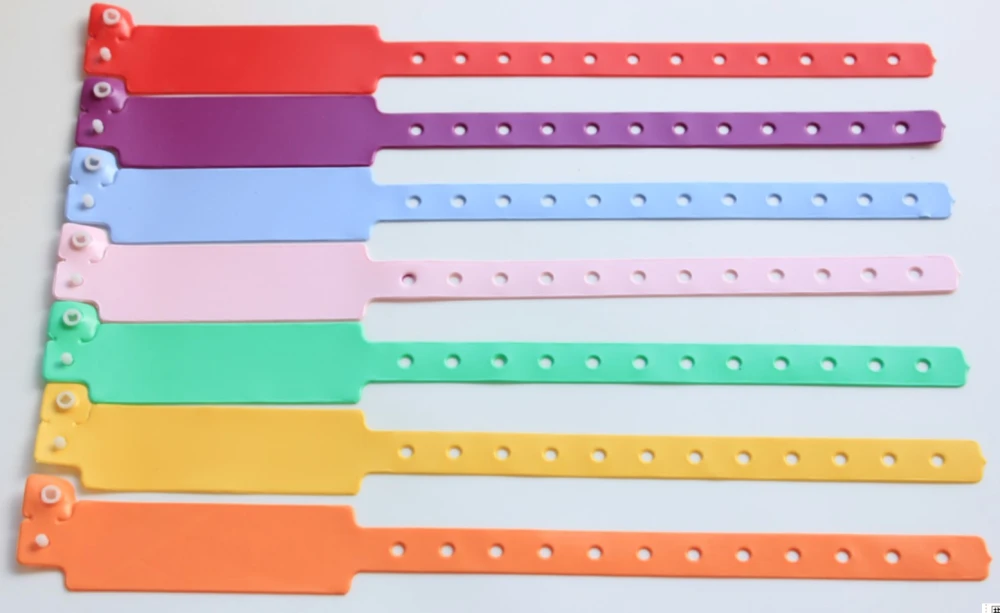 Pure color silicone bracelet disposable bracelet