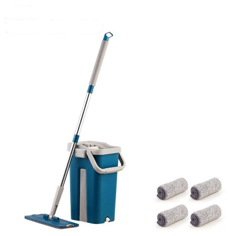 Lazy hand-washing household flat mop