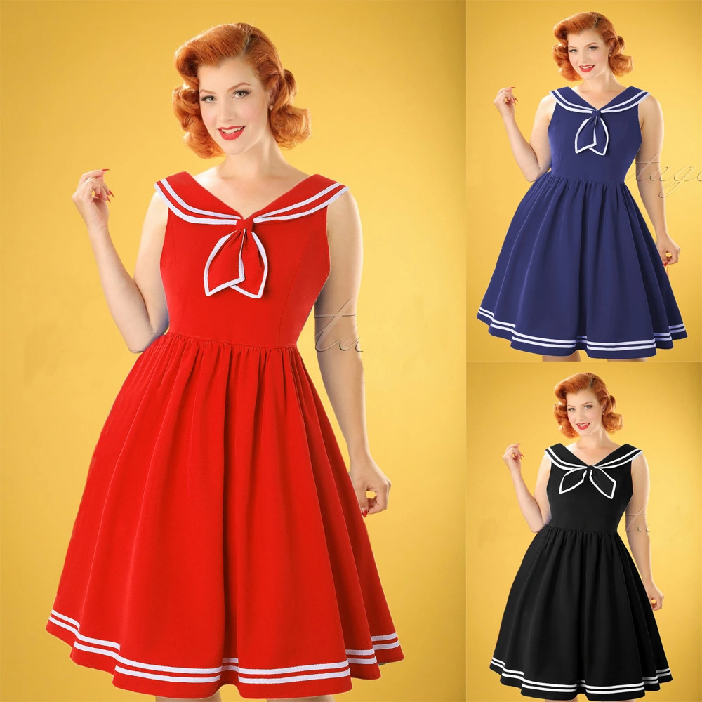 Retro sleeveless dress
