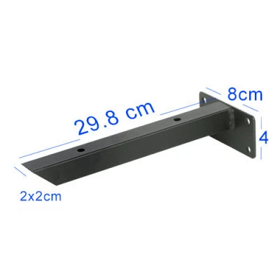 Metal Partition Bracket Wall Shelf Support Tripod