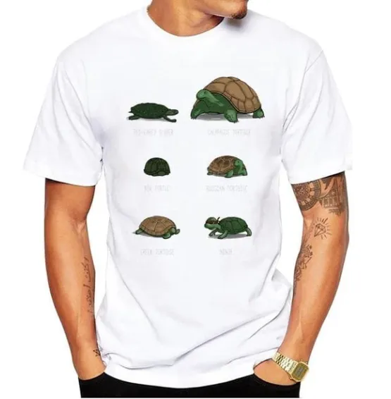 Know Your Turtles Printed T-Shirt