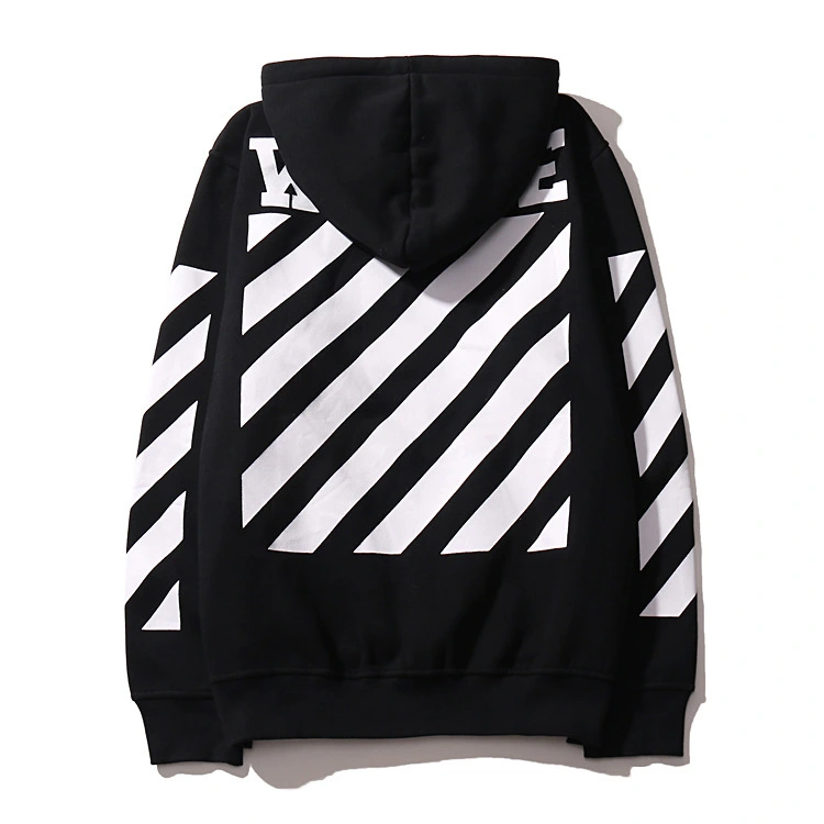 Letter printed long sleeve hooded women's sweater