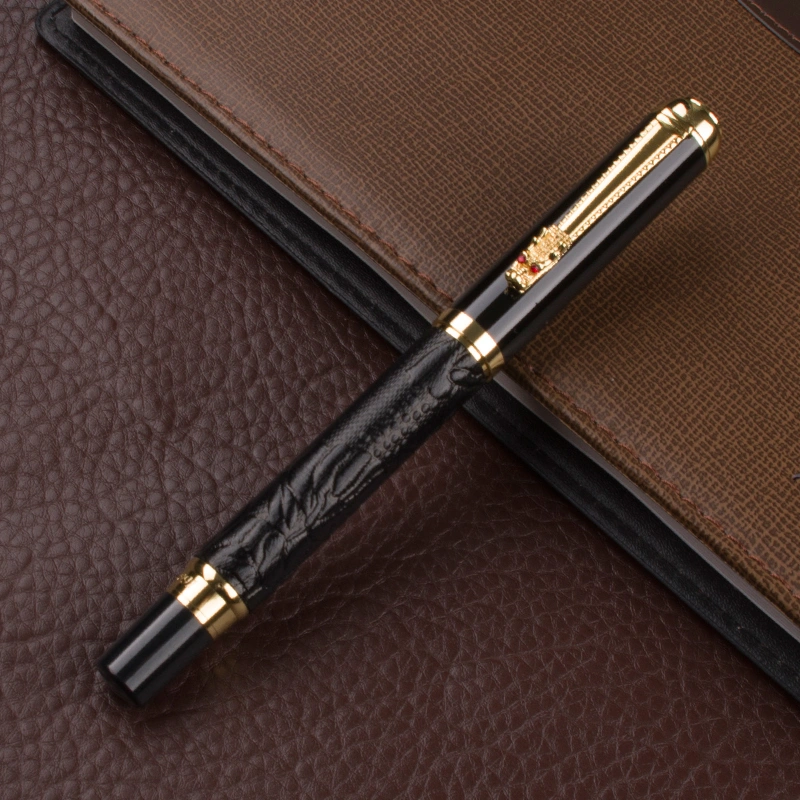 Embossed barrel ink pen fountain pen